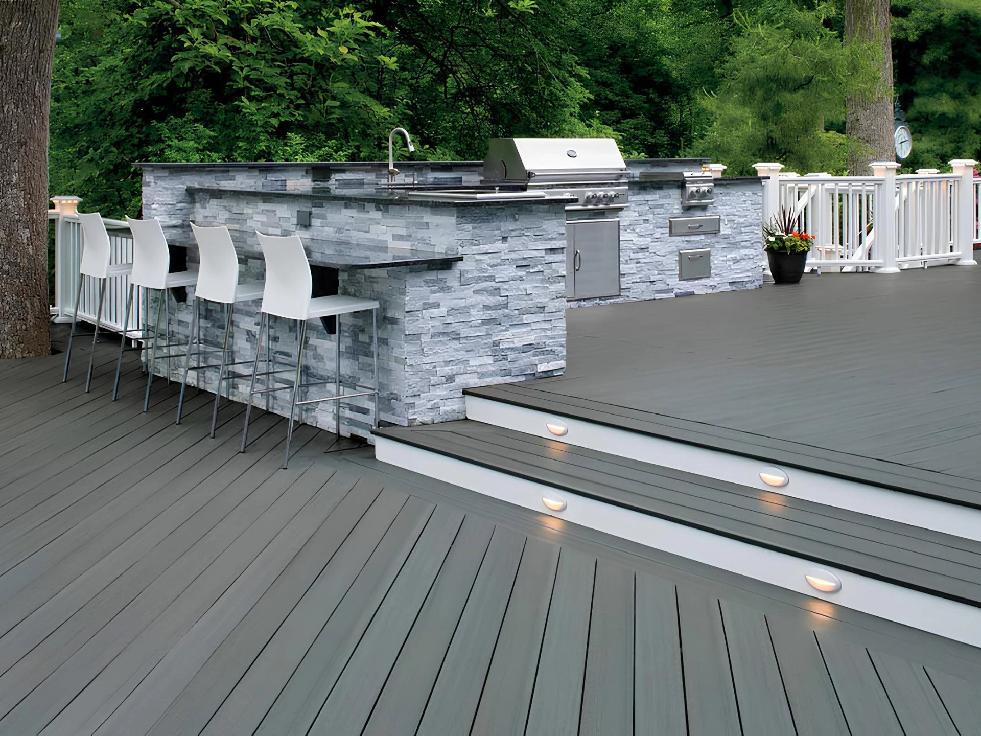 TimberTech Composite Overview Prime Plus Collection Sea Salt Gray